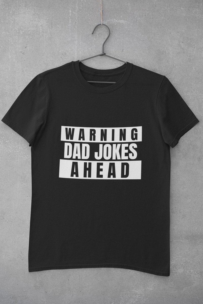 Dad Joke T-Shirt Maat L | Incoming droog humor | grappig | cadeau | verjaardag | carnaval | Heren kado Mannen | Mop Grap | Vader Papa